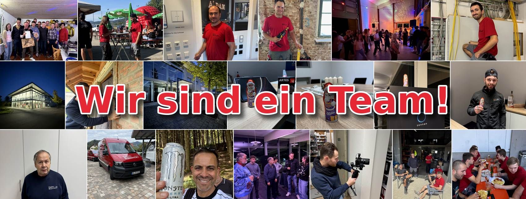Wir sind ein Team